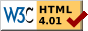 HTML 4.01 Checked!