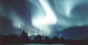 Aurora over northern Manitoba, Canada 23 August 1996.
